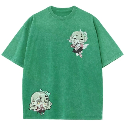 SUNNA Zenless Zone Zero Printed Unisex Washed T-Shirt