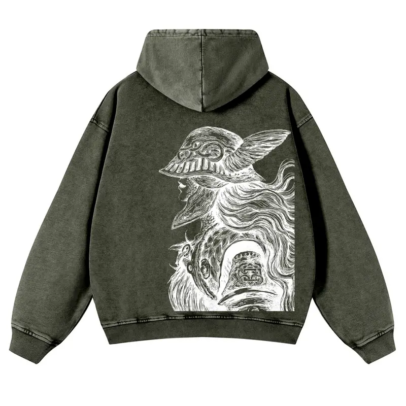 Warhammer 40k Vintage Unisex Washed Hoodies 