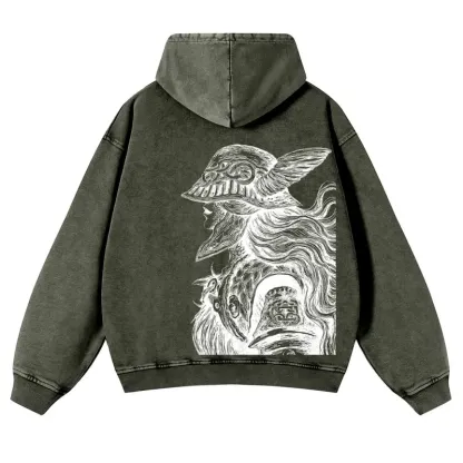 Warhammer 40k Vintage Unisex Washed Hoodies 