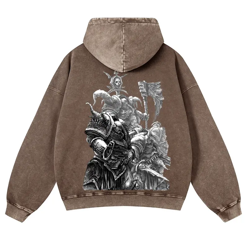 Warhammer 40k Vintage Unisex Washed Hoodies 