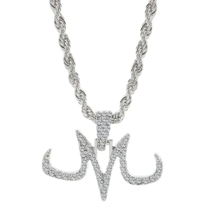 Dragon Ball Majin Buu M with Zircon Necklace