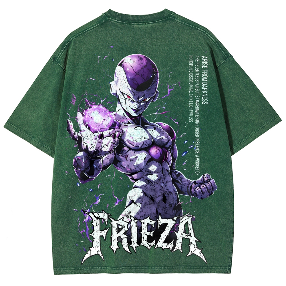 Frieza Dragon Ball Printed Unisex Washed T-Shirt