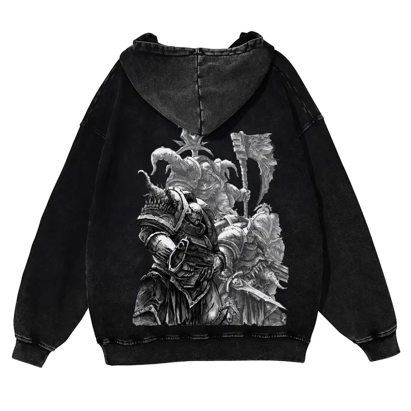 Warhammer 40k Vintage Unisex Washed Hoodies 