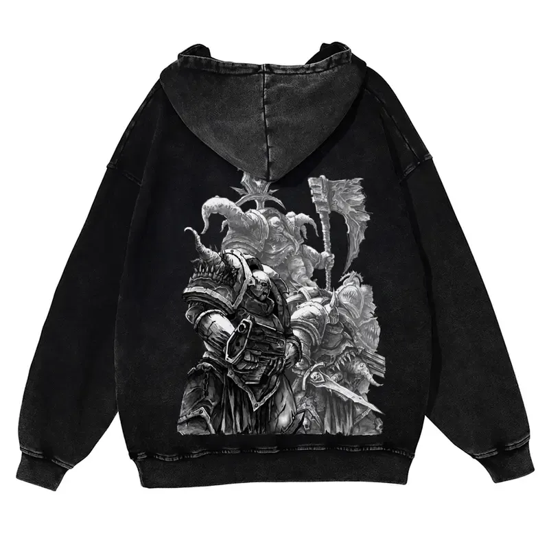 Warhammer 40k Vintage Unisex Washed Hoodies