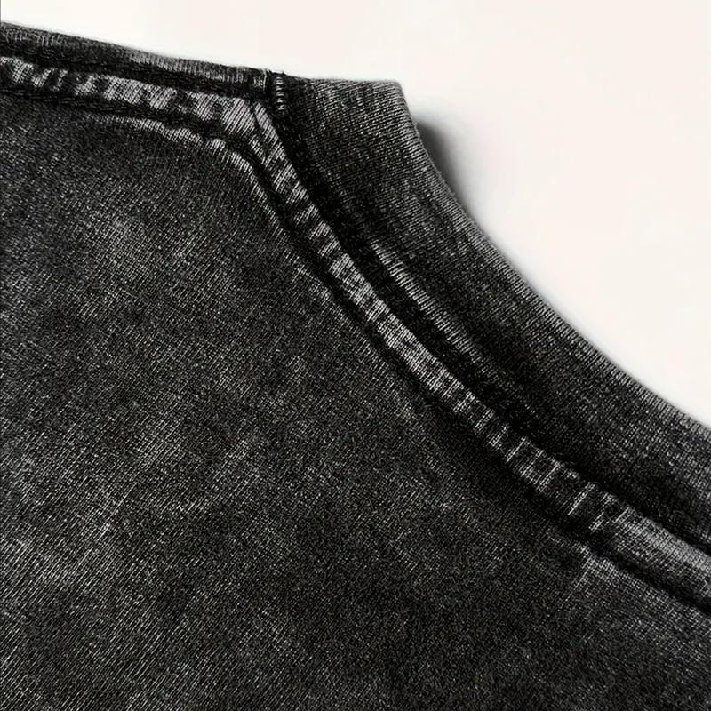 Demon Slayer Upper Moon Anime Shirt Double Printed Unisex Oversize, Acid Washed Heavyweight Cotton T-Shirt