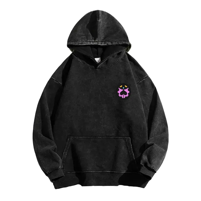 JoJo's Bizarre Adventure Vintage Unisex Washed Hoodie
