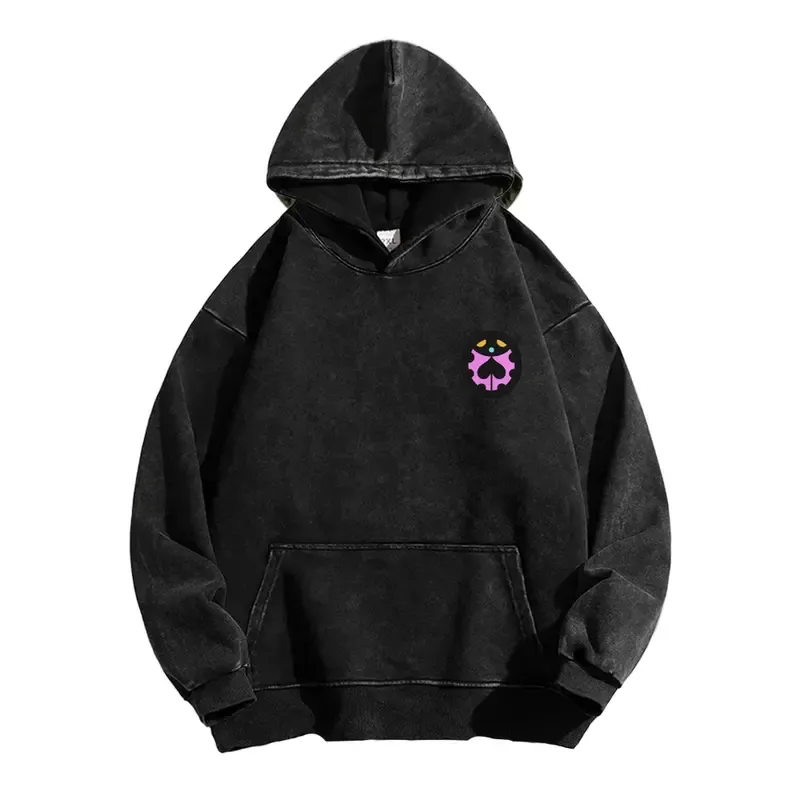 JoJo's Bizarre Adventure Vintage Unisex Washed Hoodie