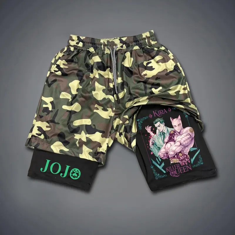 JOJO Print Men's Fitness Shorts