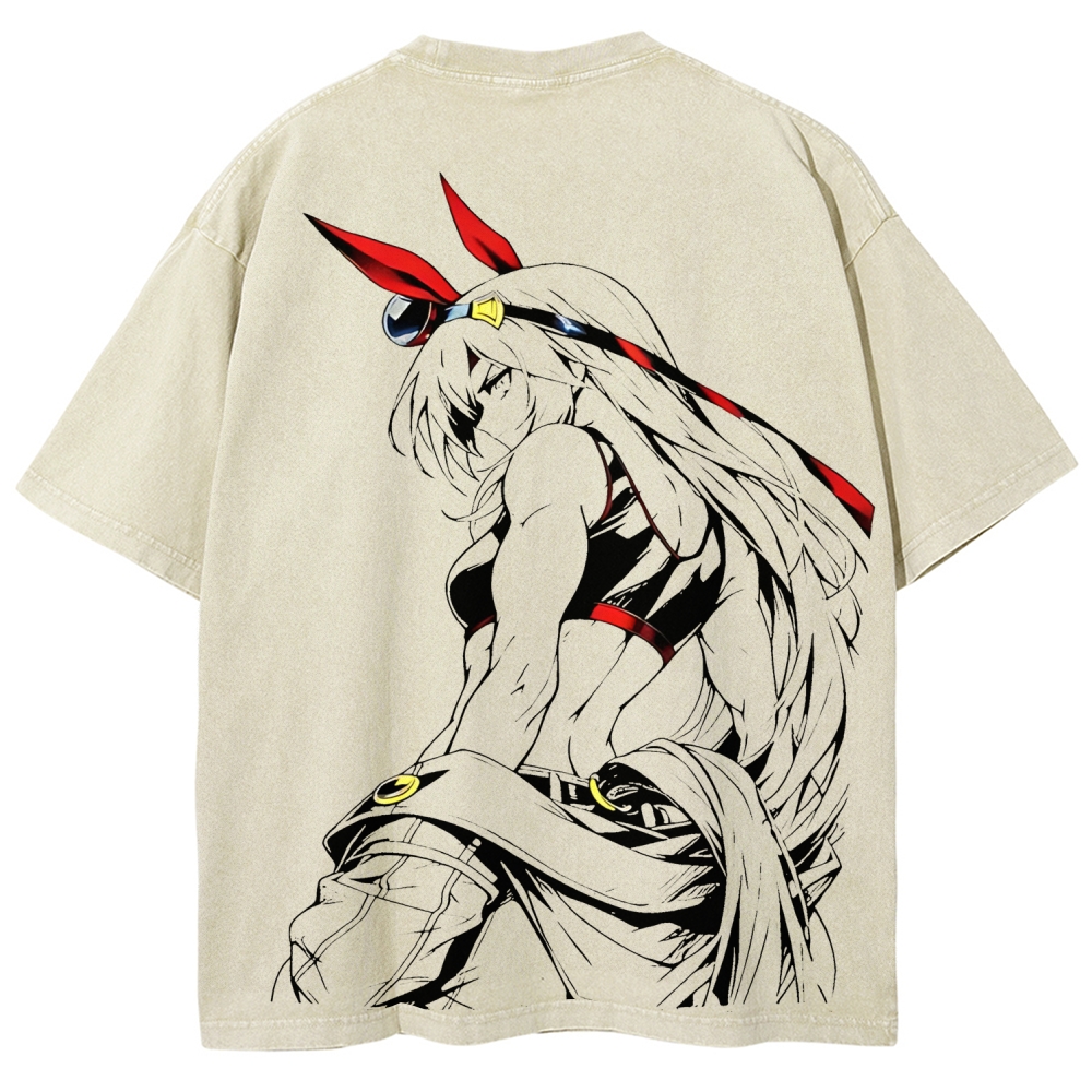 Uma Musume Vintage Unisex Washed T-Shirt