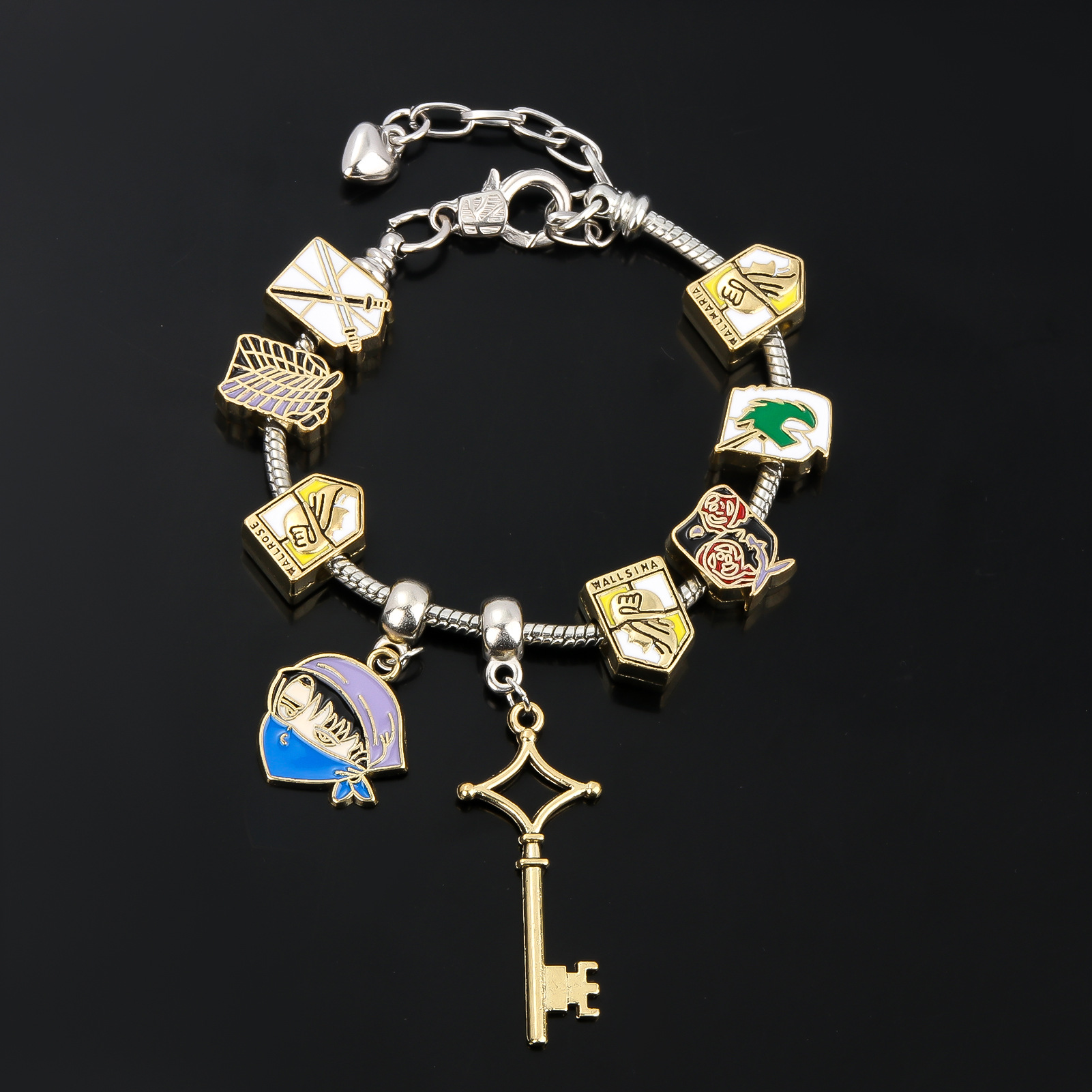 Attack on Titan Charm Bracelet