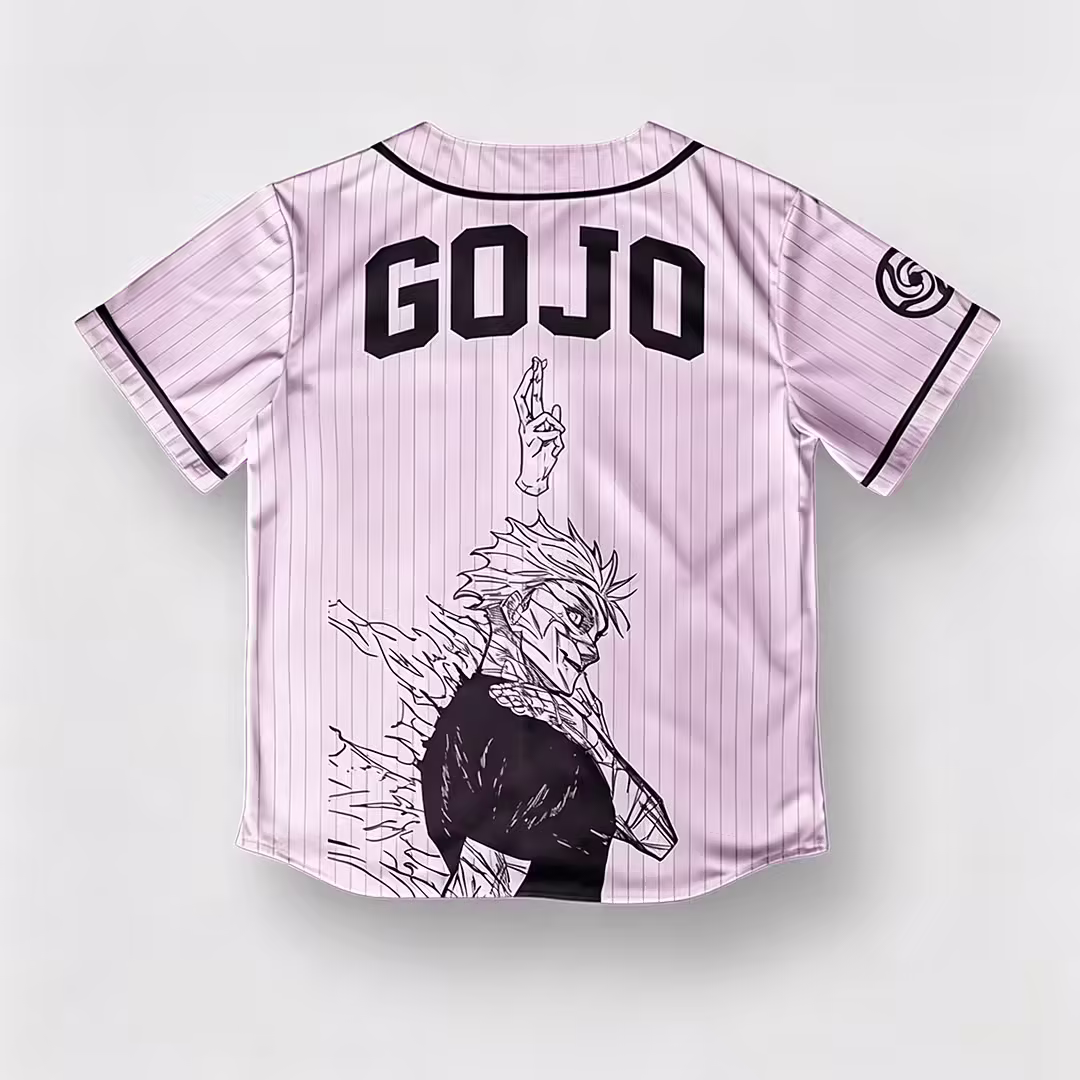 Gojo Satoru Jujutsu Kaisen Baseball Jersey