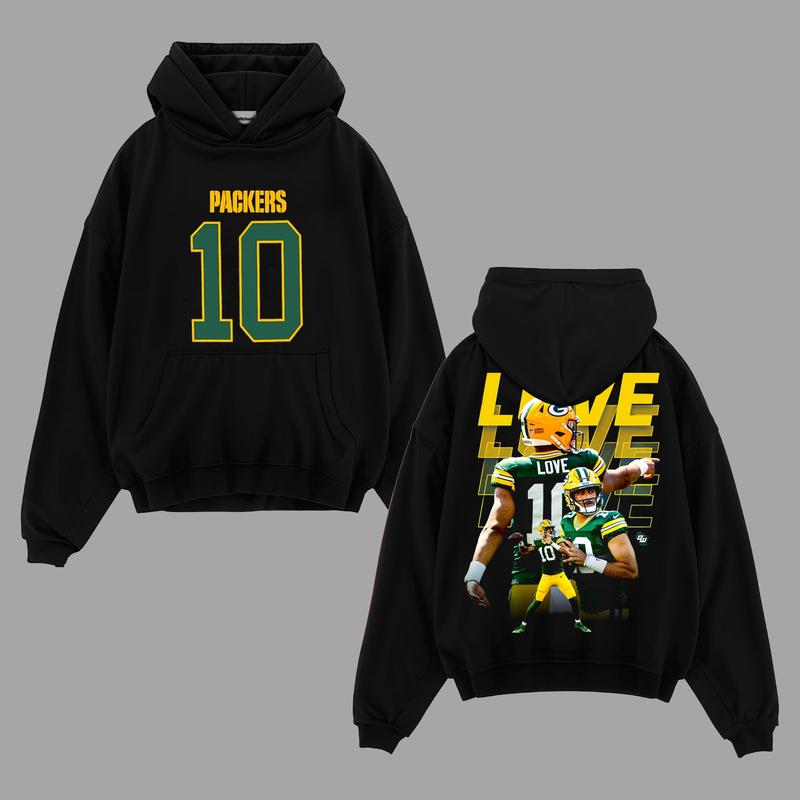 Jordan Love  | Casual Washed Tee & Hoodie & Sweatshirt