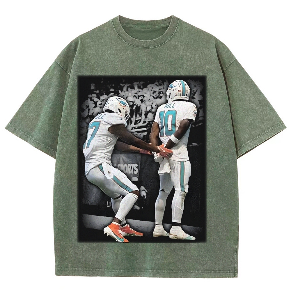 Vintage Style Unisex-Adult Cotton TYREEK HILL TEE 2.0