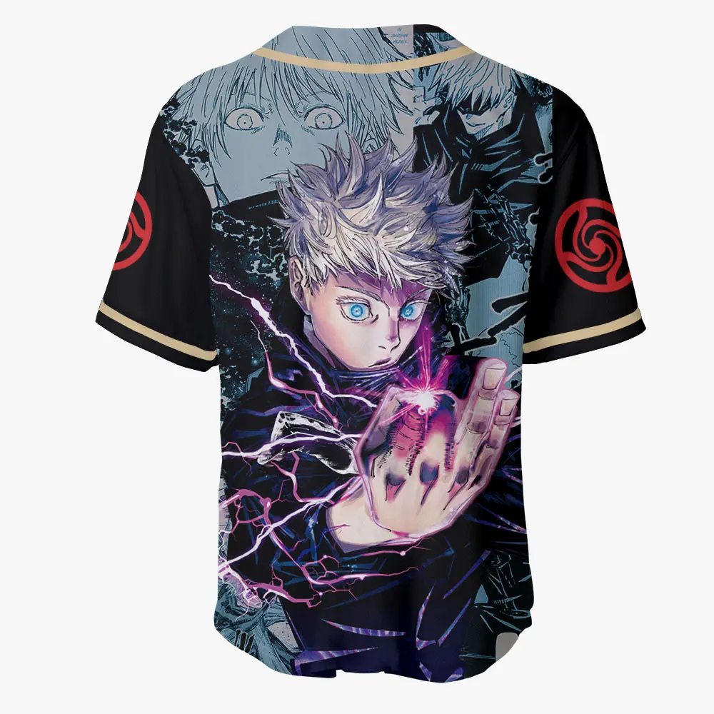 Satoru Gojo Anime Jujutsu Kaisen Baseball Jersey