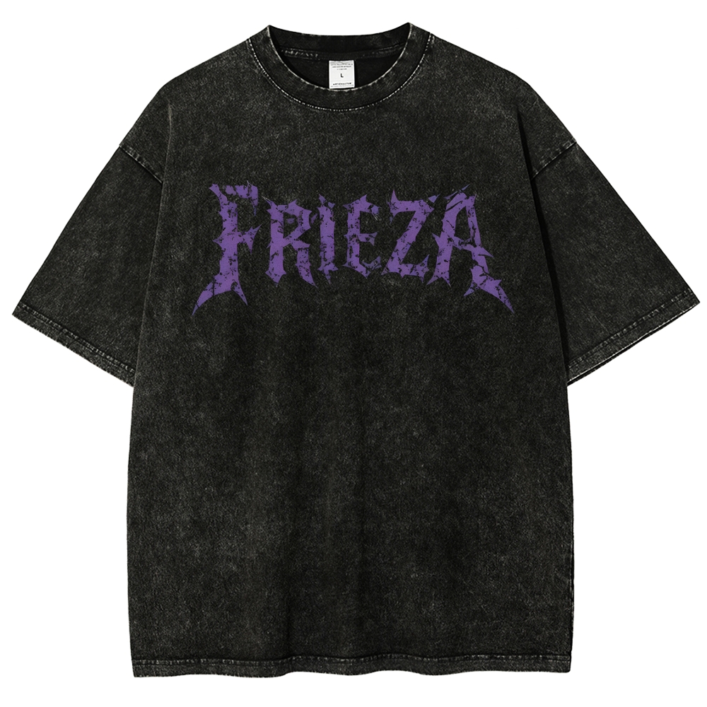 Frieza Dragon Ball Printed Unisex Washed T-Shirt