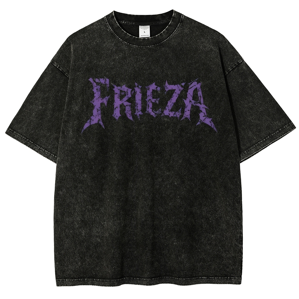 Frieza Dragon Ball Printed Unisex Washed T-Shirt