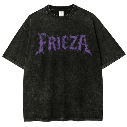 Frieza Dragon Ball Printed Unisex Washed T-Shirt