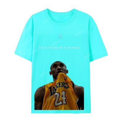 KOBE Vintage Tee Unisex-Adult Oversized Washed Cotton T-Shirt 