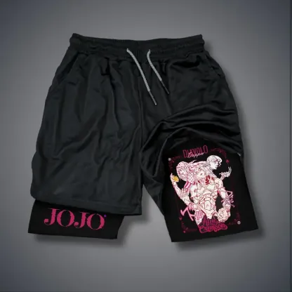 JOJO Print Men's Fitness Shorts