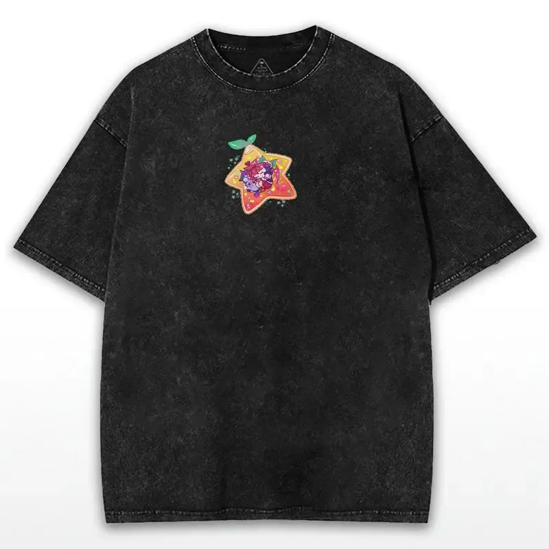 Kingdom Hearts Printed Unisex Washed T-Shirt 