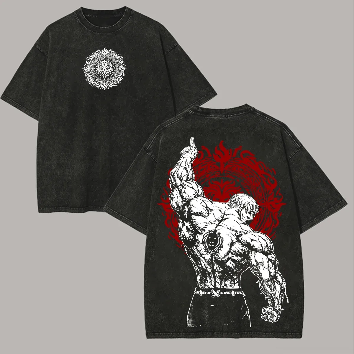 Seven deadly sins Escanor Unisex Washed T-Shirt