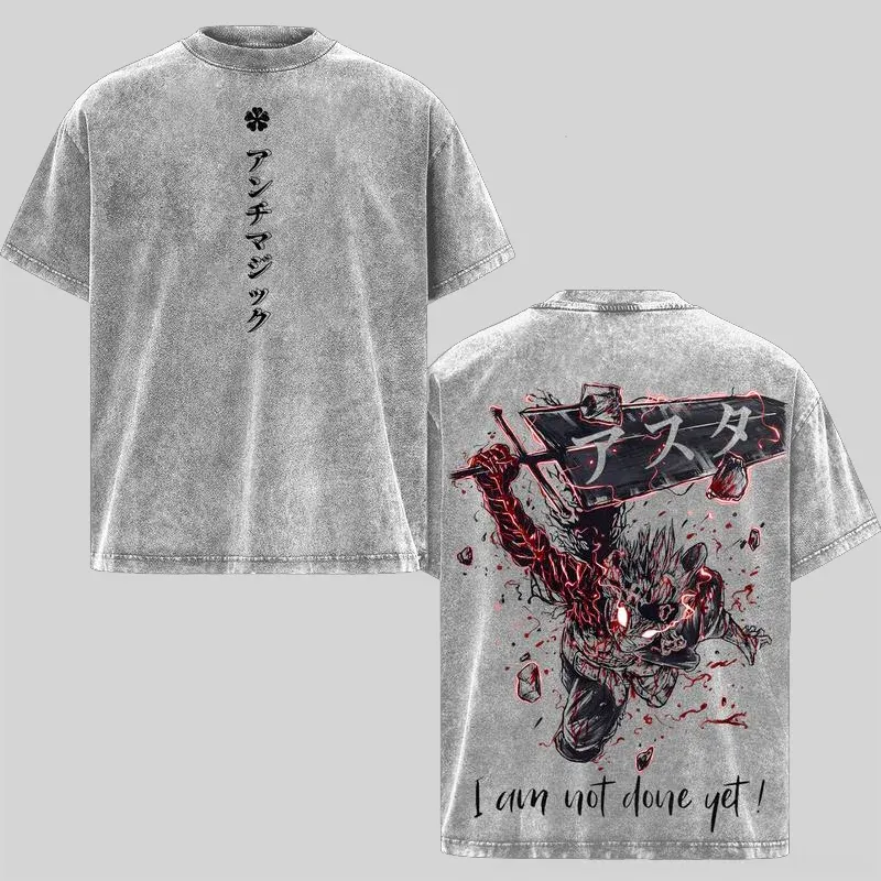 Asta Vintage Graphic T-Shirt | Black Clover
