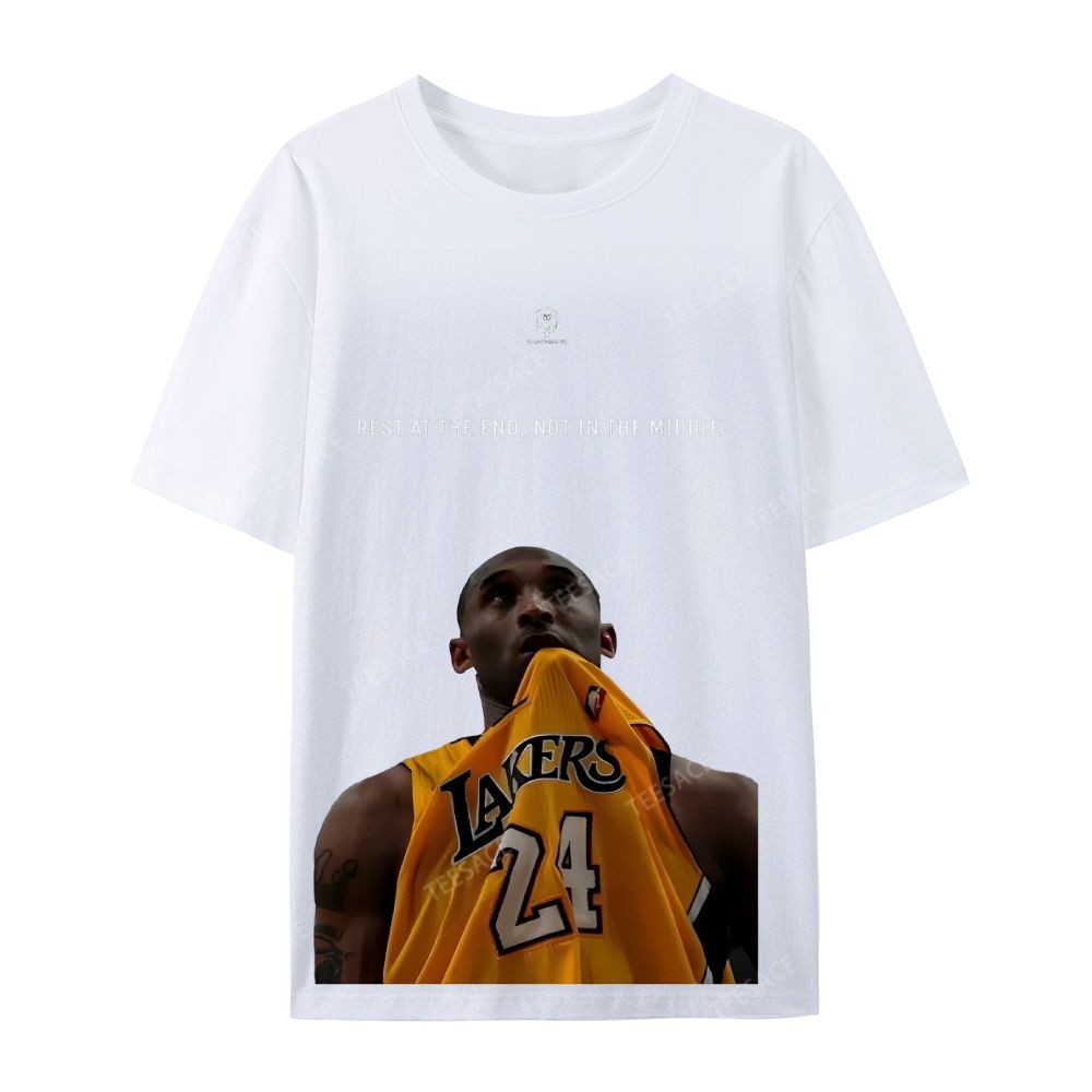 KOBE Vintage Tee Unisex-Adult Oversized Washed Cotton T-Shirt 