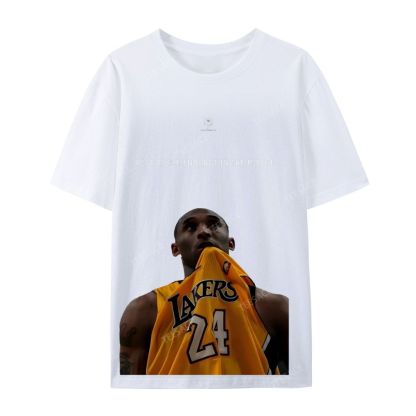 KOBE Vintage Tee Unisex-Adult Oversized Washed Cotton T-Shirt 