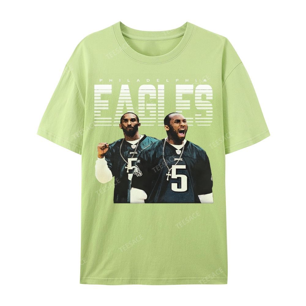 VINTAGE Unisex-Adult TEE | EAGLES KOBE Classic Washed Denim