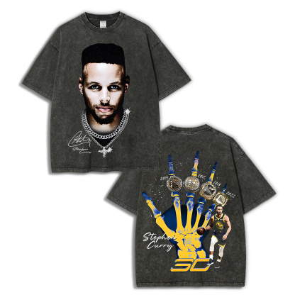 "Curry" Big Face Bling T-Shirt (DS)