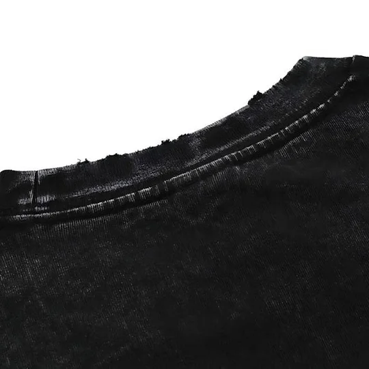 Retro Gojo Satoru Anime Oversize Washed T-Shirt