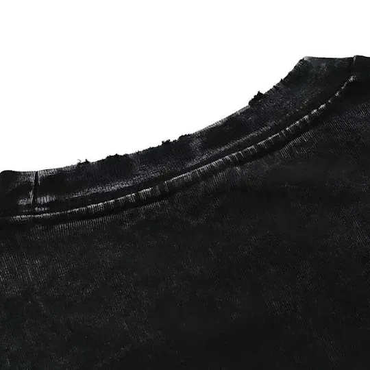 Retro Gojo Satoru Anime Oversize Washed T-Shirt