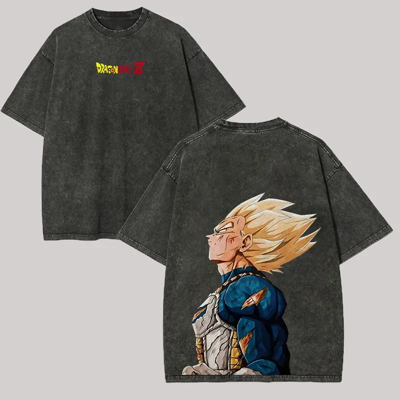 Dragon Ball Z Printed Unisex Washed T-Shirt