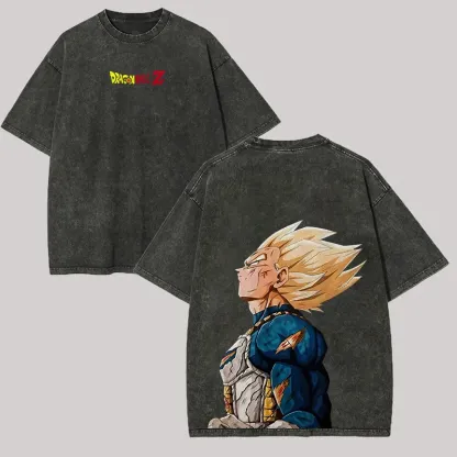 Dragon Ball Z Printed Unisex Washed T-Shirt