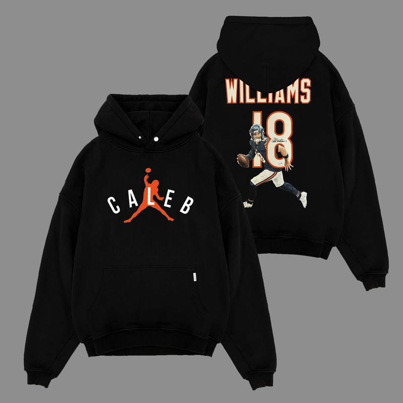 Caleb Williams | Casual Washed Tee & Hoodie & Sweatshirt