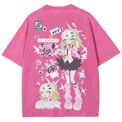 SUNNA Zenless Zone Zero Printed Unisex Washed T-Shirt