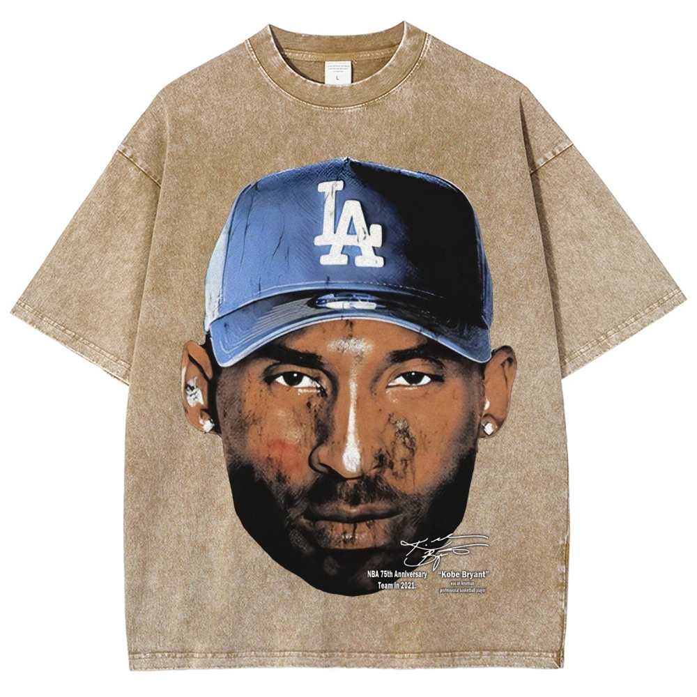 Vintage Style Unisex-Adult Cotton KOBE-VINTAGE-TEE