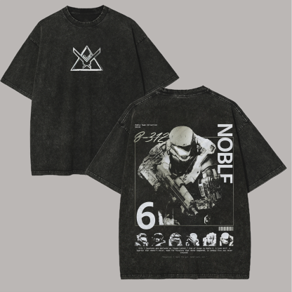 Halo: Reach Printed Unisex Washed T-Shirt