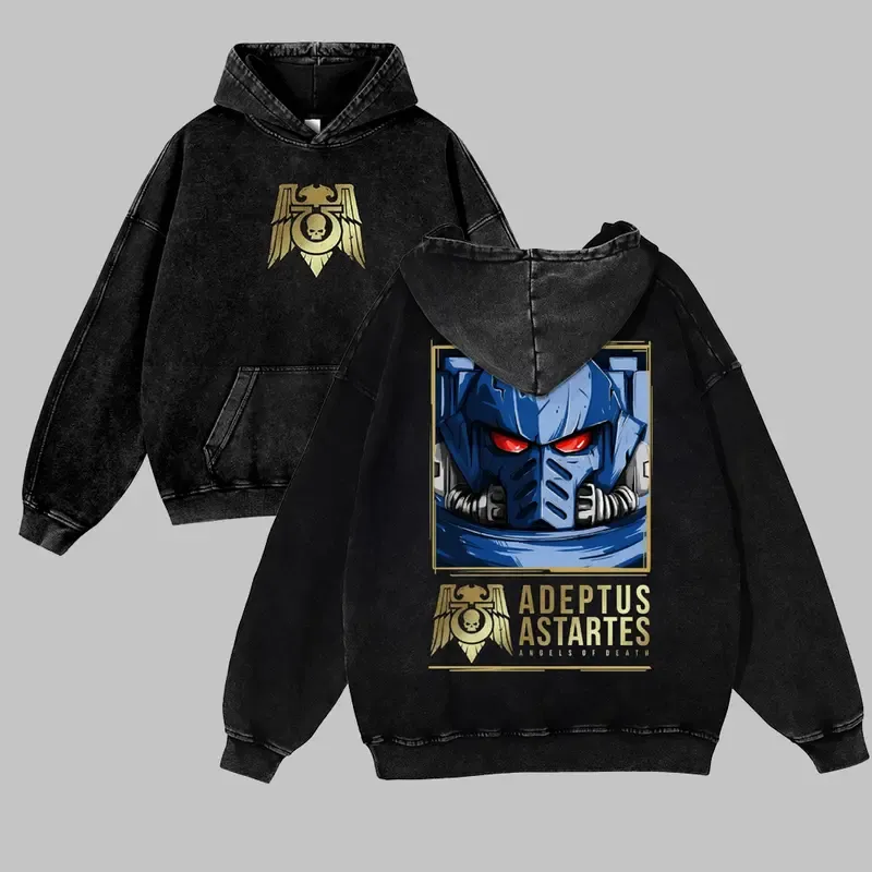 Warhammer 40k Vintage Unisex Washed Hoodies