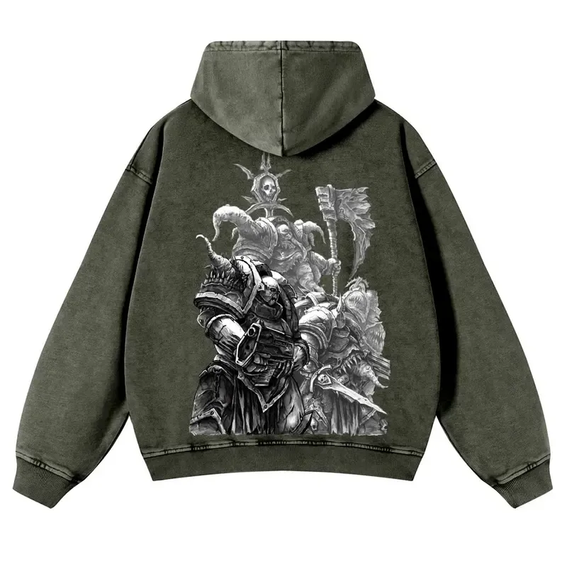 Warhammer 40k Vintage Unisex Washed Hoodies 