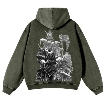 Warhammer 40k Vintage Unisex Washed Hoodies 