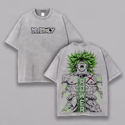 Broly Dragon Ball Vintage Unisex Washed T-Shirt