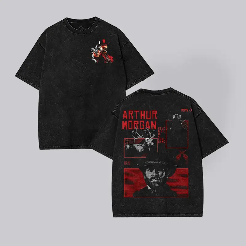Red Dead Vintage Unisex Washed T-Shirt
