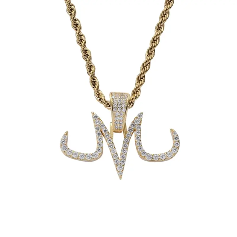 Dragon Ball Majin Buu M with Zircon Necklace