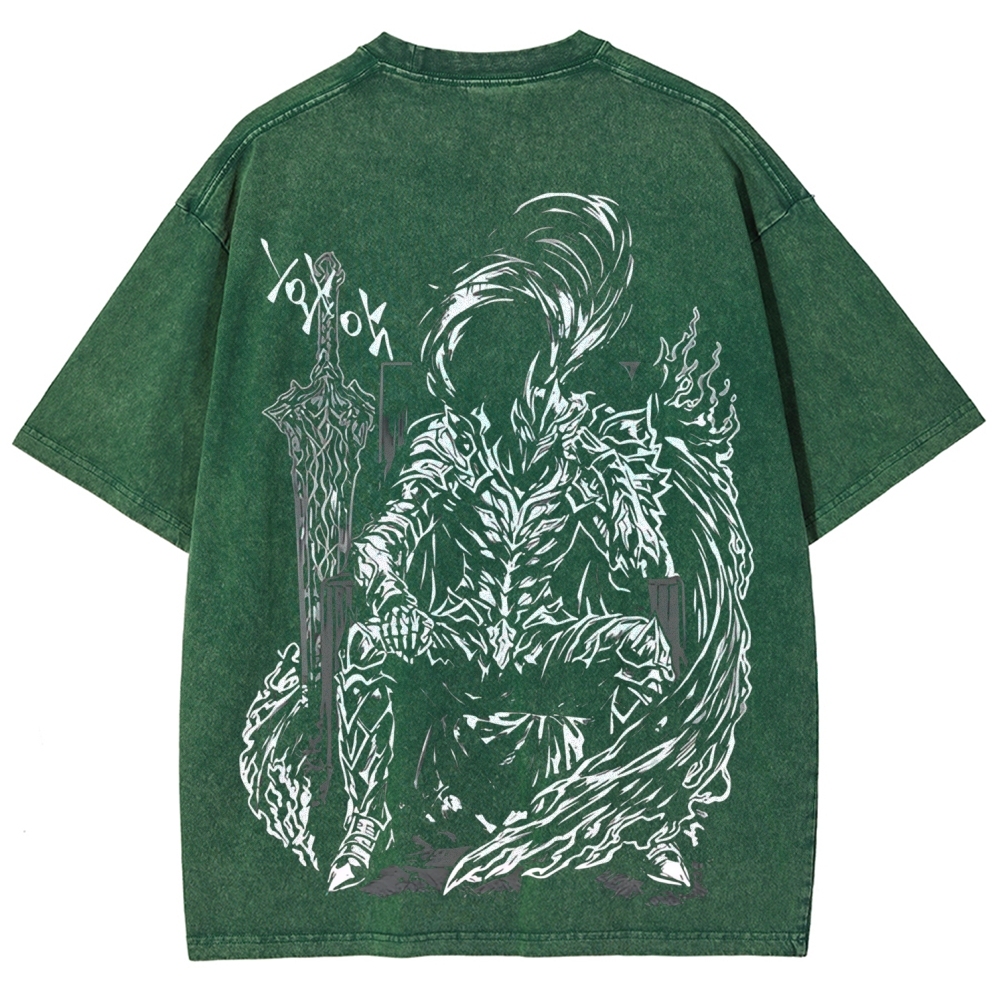 Solo Leveling Igris Printed Unisex Washed T-Shirt