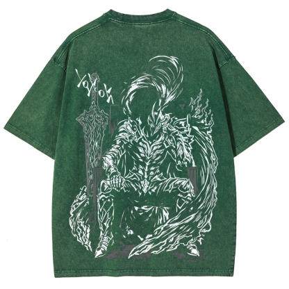 Solo Leveling Igris Printed Unisex Washed T-Shirt