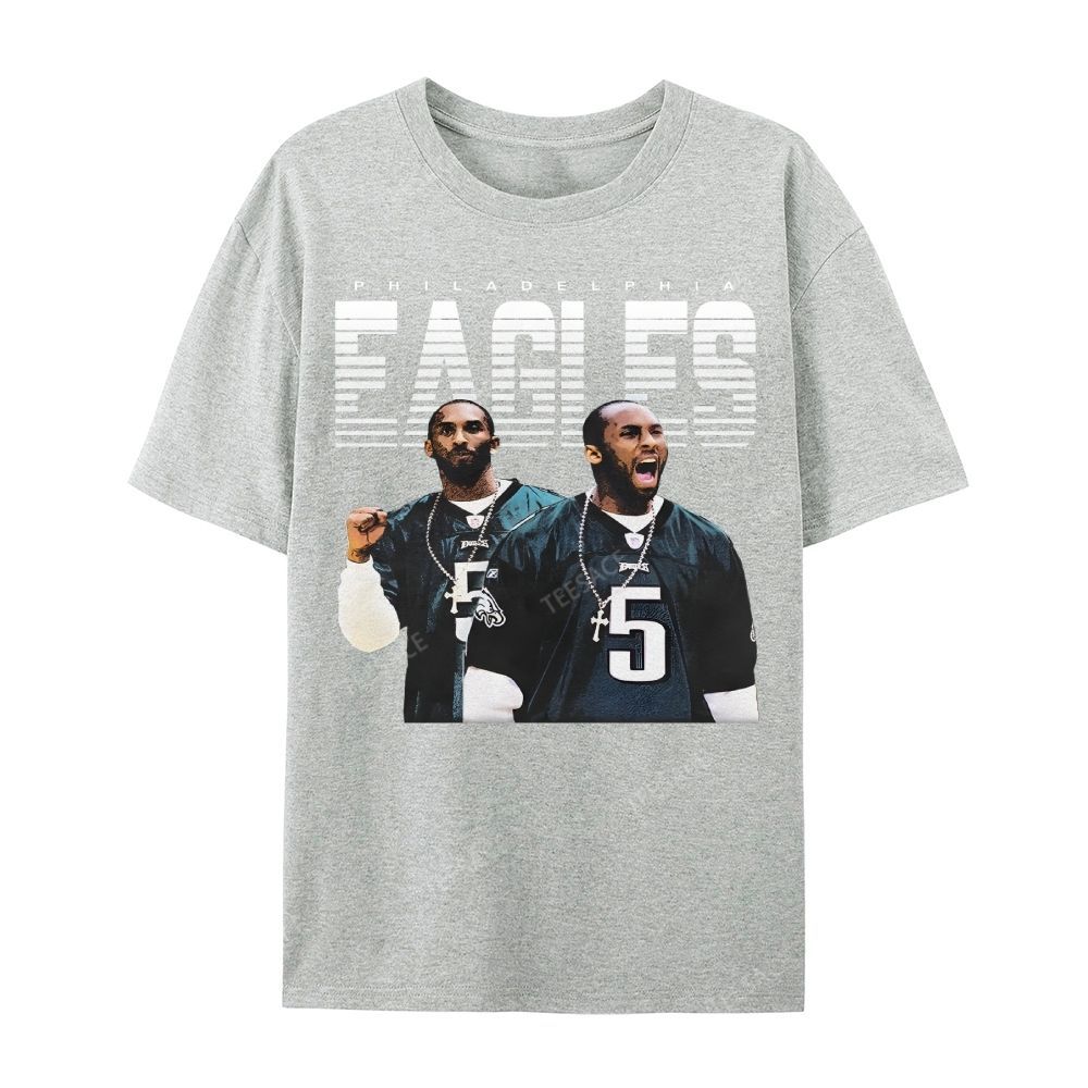 VINTAGE Unisex-Adult TEE | EAGLES KOBE Classic Washed Denim