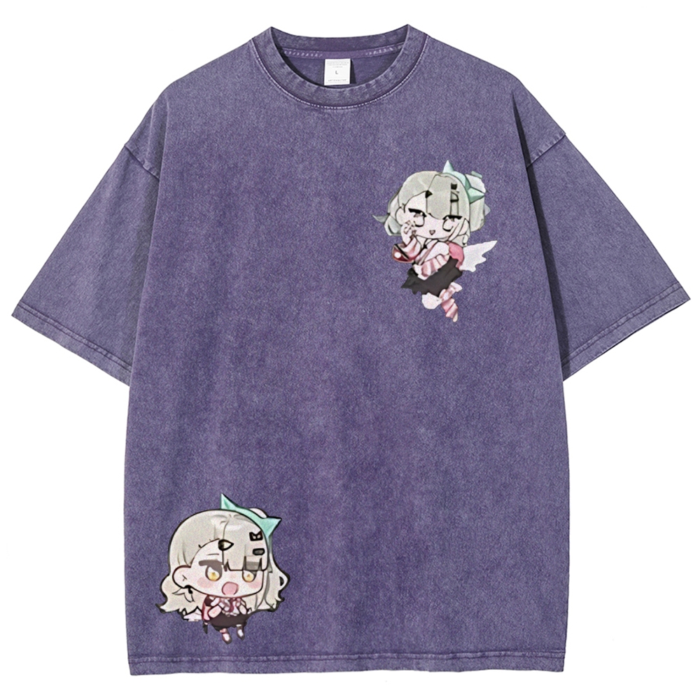 SUNNA Zenless Zone Zero Printed Unisex Washed T-Shirt