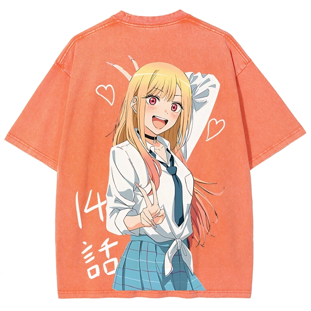 My Dress-Up Darling Marin Kitagawa Vintage Unisex Washed T-Shirt