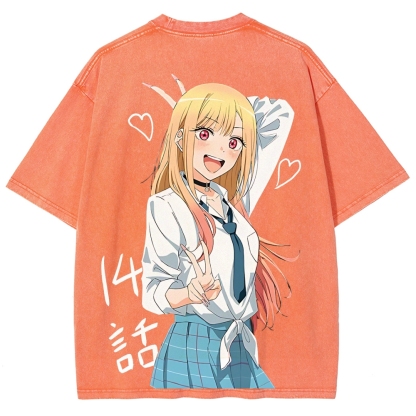 My Dress-Up Darling Marin Kitagawa Vintage Unisex Washed T-Shirt